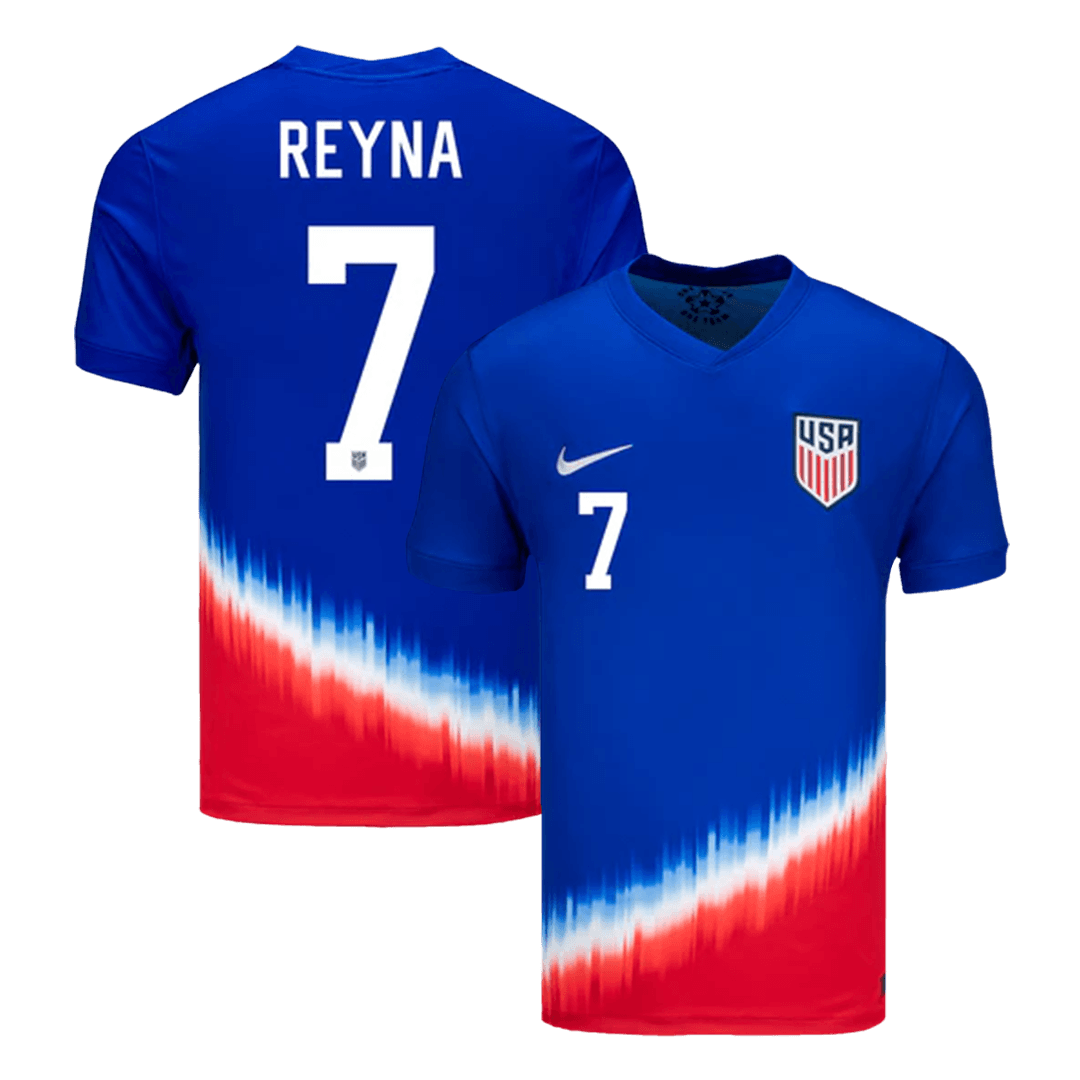 REYNA 7 USA Away Soccer Jersey Copa America 2024 Gogoalshop