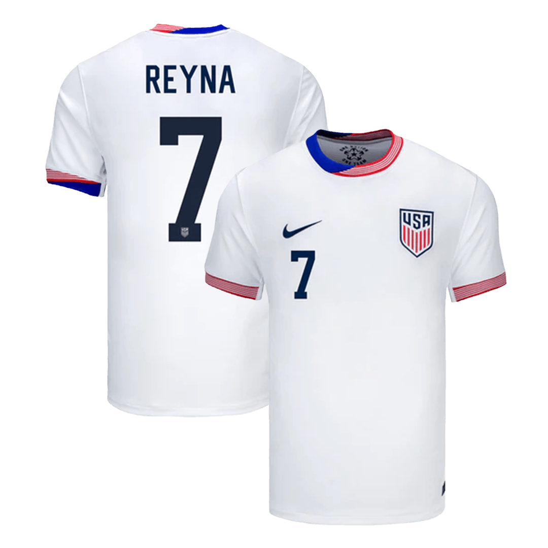 REYNA #7 USA Home Soccer Jersey Copa America - gogoalshop
