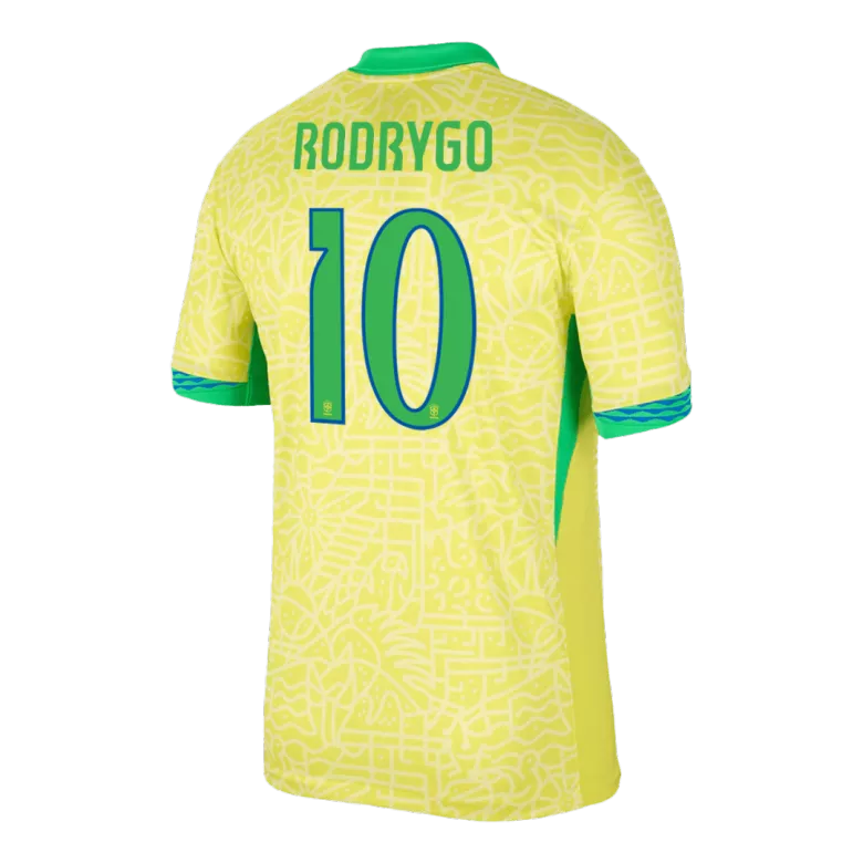 RODRYGO #10 Brazil Home Soccer Jersey Copa America 2024 - gogoalshop