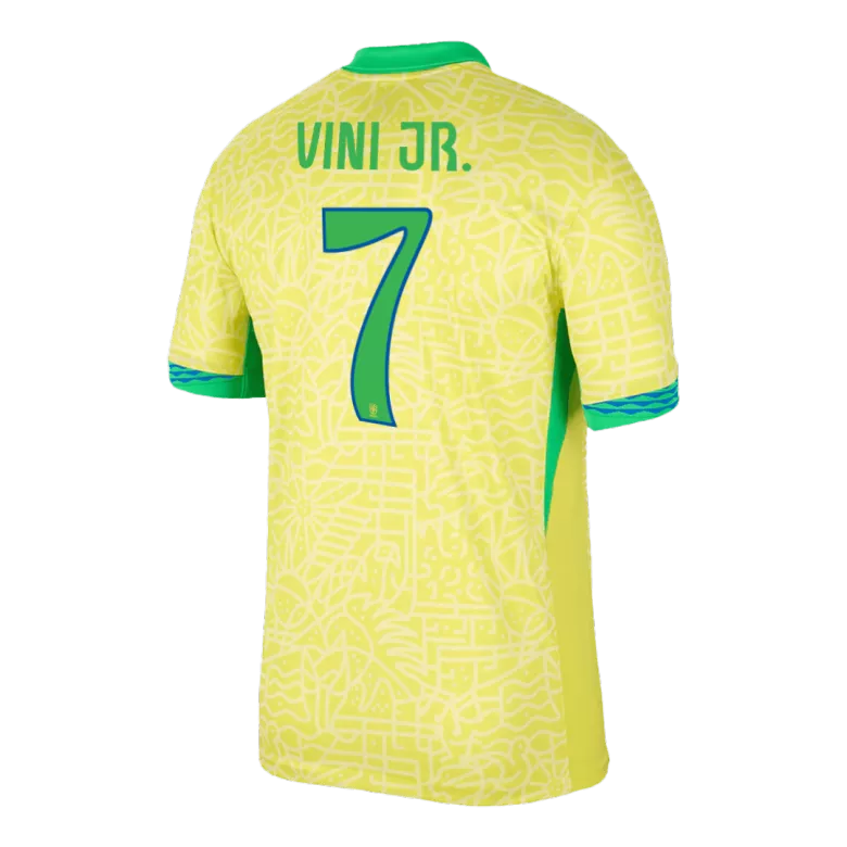 VINI JR. #7 Brazil Home Soccer Jersey Copa America 2024 - gogoalshop