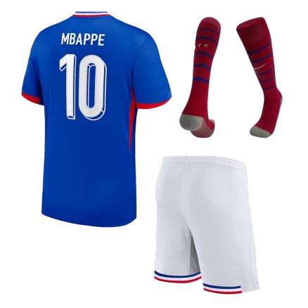 MBAPPE #10 France Home Kids Soccer Jerseys Full Kit EURO 2024 - gogoalshop