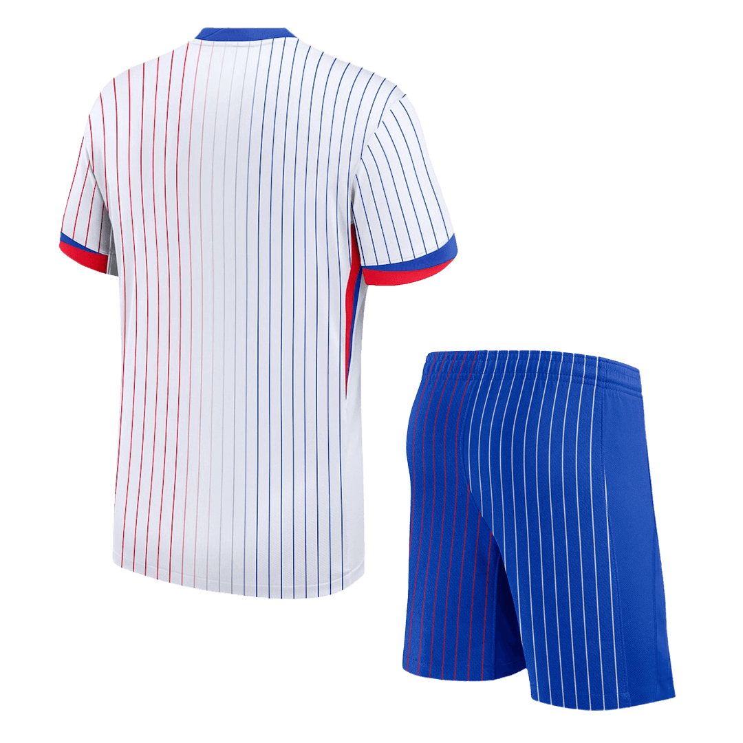 France Away Soccer Jersey Kit(Jersey+Shorts) Euro - gogoalshop
