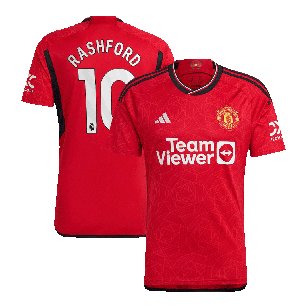 RASHFORD #10 Manchester United Home Soccer Jersey 2023/24 - gogoalshop