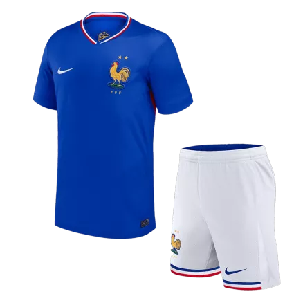 France Home Soccer Jersey Kit(Jersey+Shorts) Euro 2024 - gogoalshop