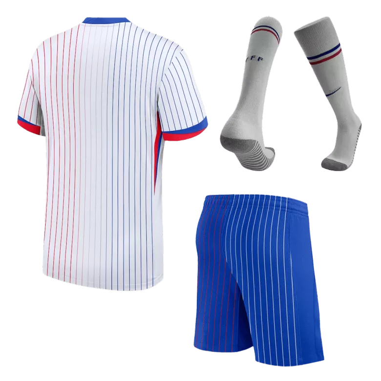 France Away Kids Soccer Jerseys Full Kit EURO 2024 - gogoalshop