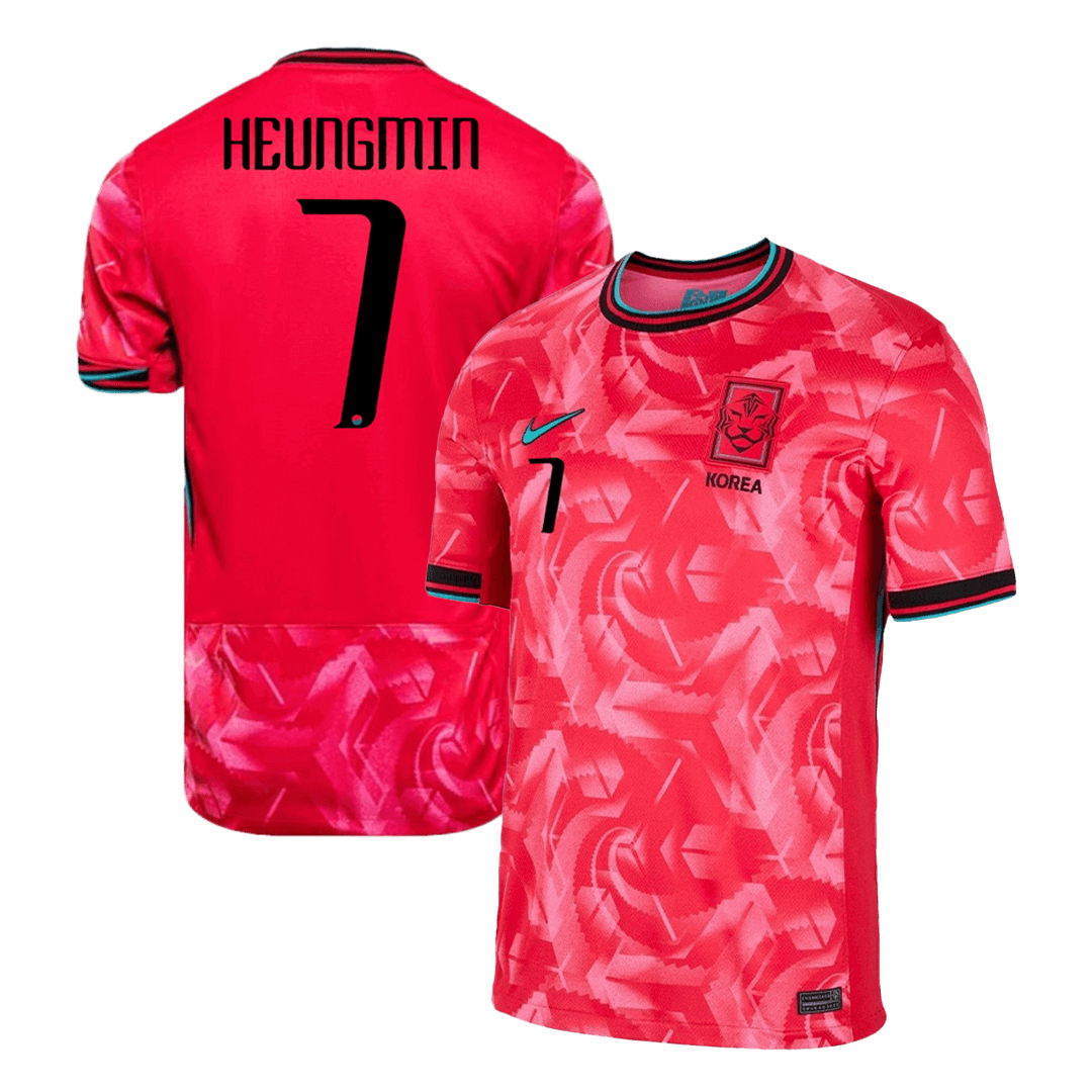 HEUNGMIN #7 South Korea Home Soccer Jersey 2024 | Gogoalshop