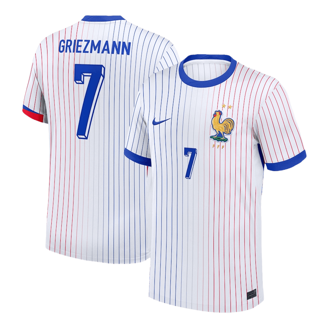 GRIEZMANN #7 France Away Soccer Jersey EURO - gogoalshop