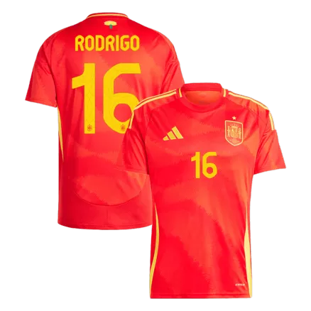 RODRIGO #16 Spain Home Soccer Jersey EURO 2024 - gogoalshop