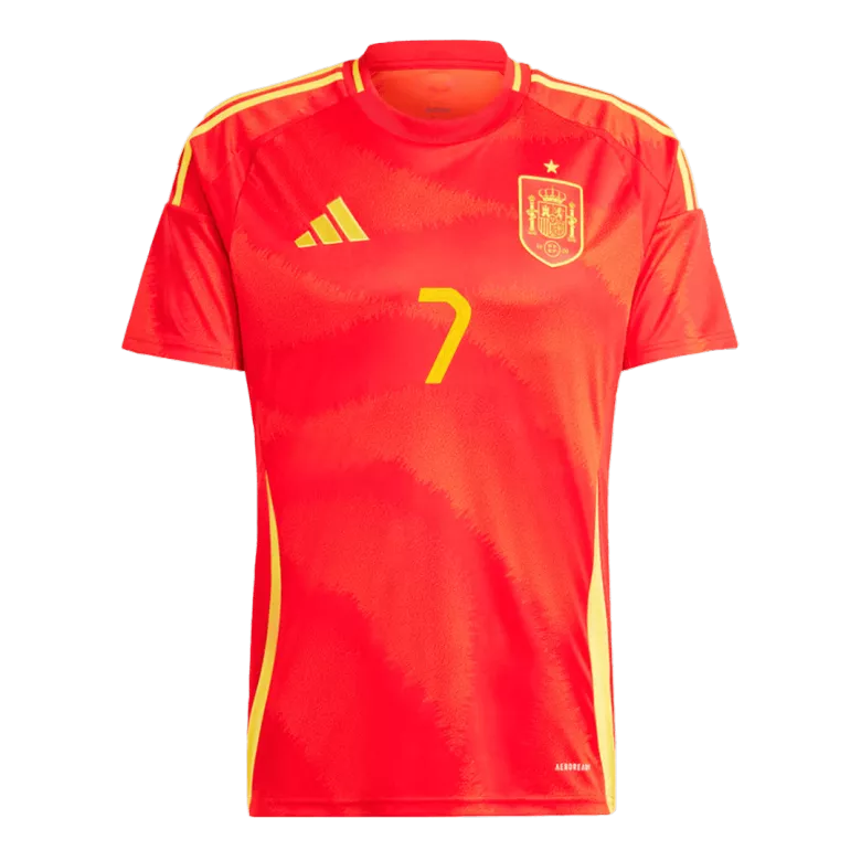 MORATA #7 Spain Home Soccer Jersey EURO 2024 - gogoalshop