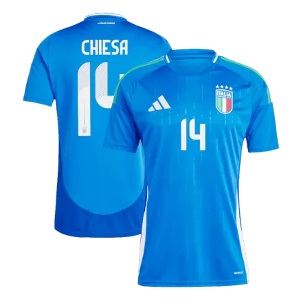 CHIESA #14 Italy Home Soccer Jersey EURO 2024 - gogoalshop
