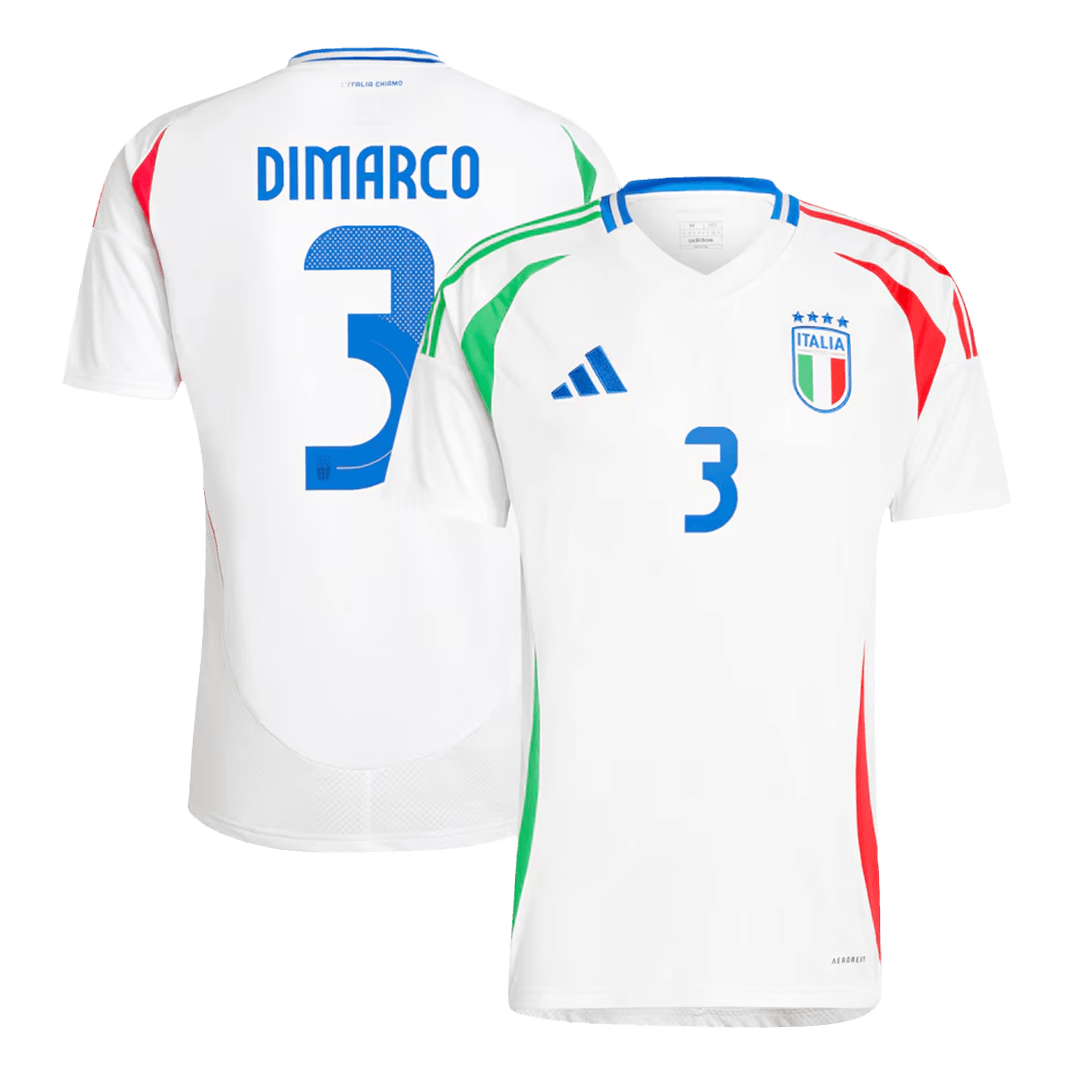 DIMARCO #3 Italy Away Soccer Jersey EURO - gogoalshop