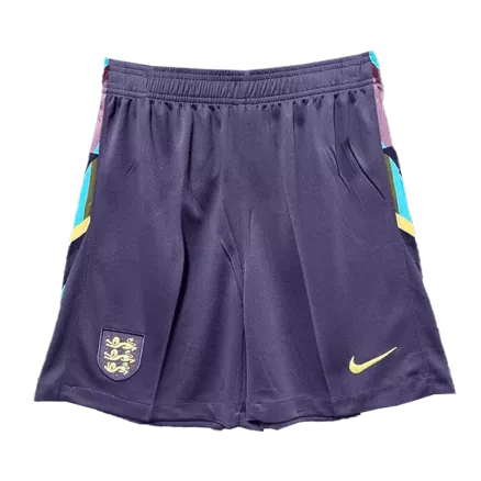 England Away Soccer Shorts Euro 2024 Purple - gogoalshop