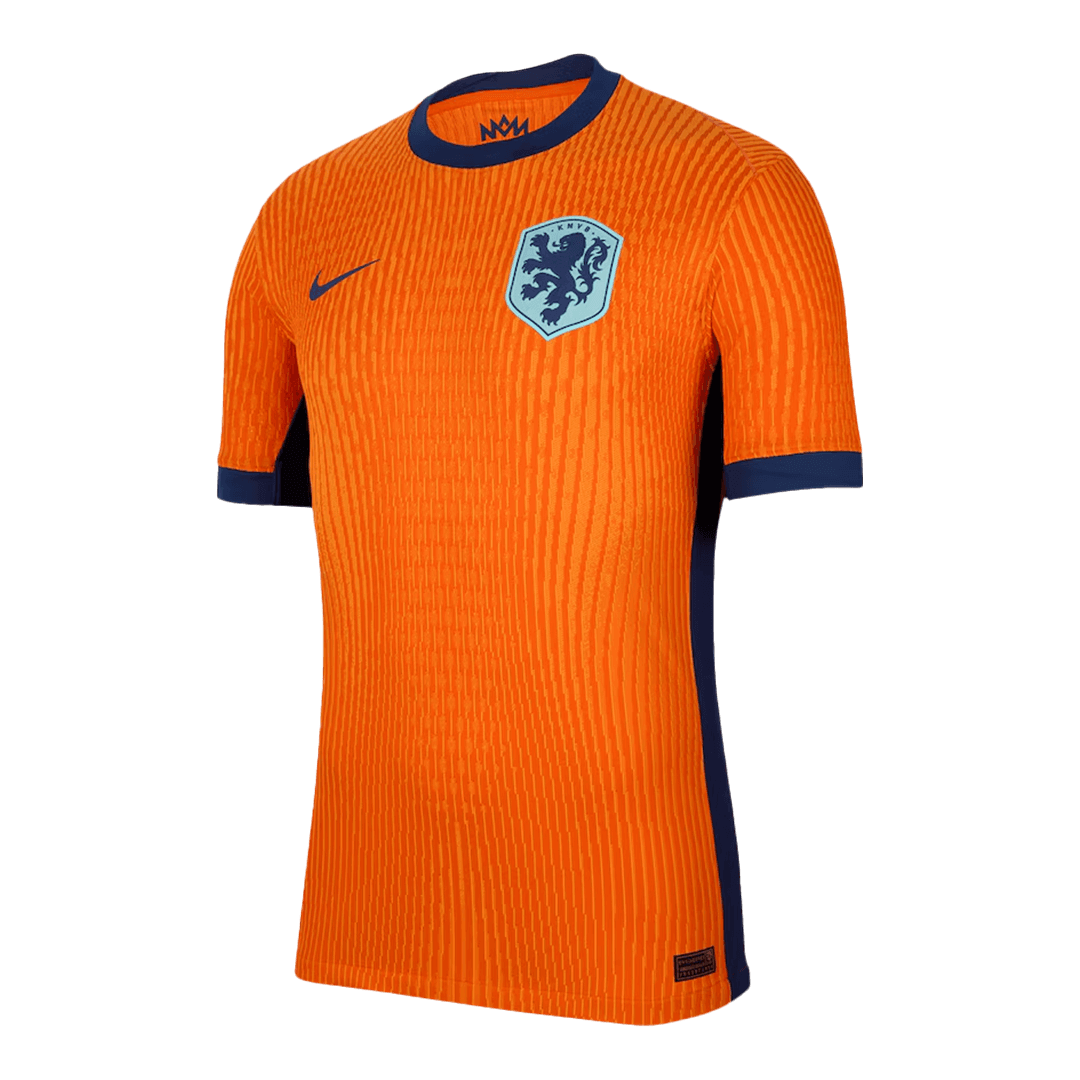 Netherlands Home Authentic Soccer Jersey EURO - gogoalshop
