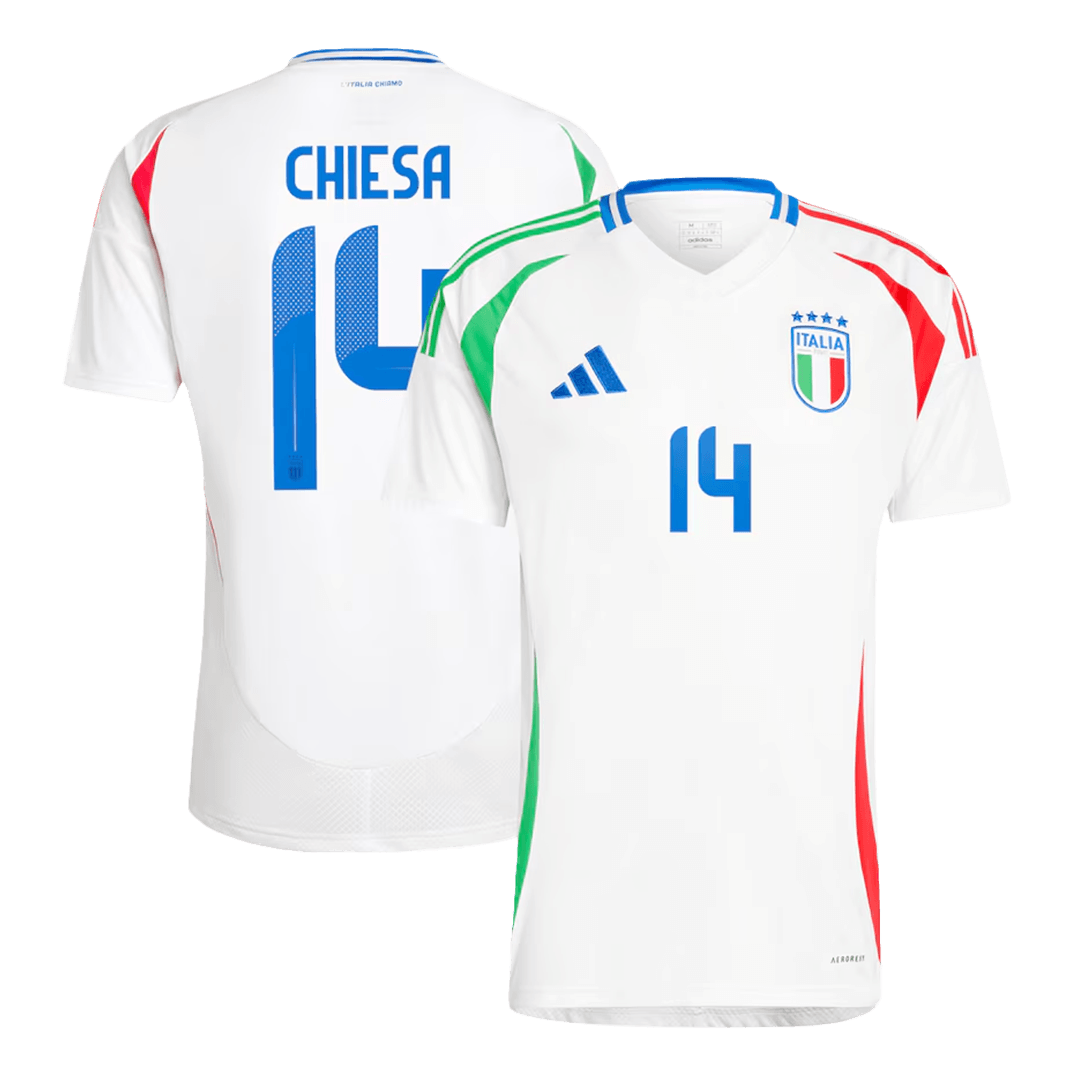 CHIESA #14 Italy Away Soccer Jersey EURO - gogoalshop