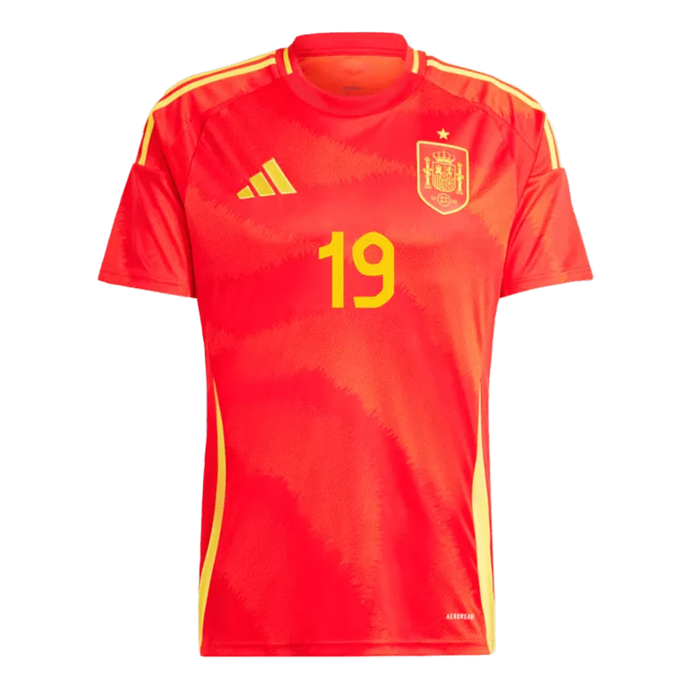 LAMINE YAMAL #19 Spain Home Soccer Jersey EURO 2024 - gogoalshop