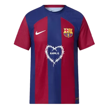 Barcelona X Karol G Authentic Soccer Jersey 2023/24 - gogoalshop