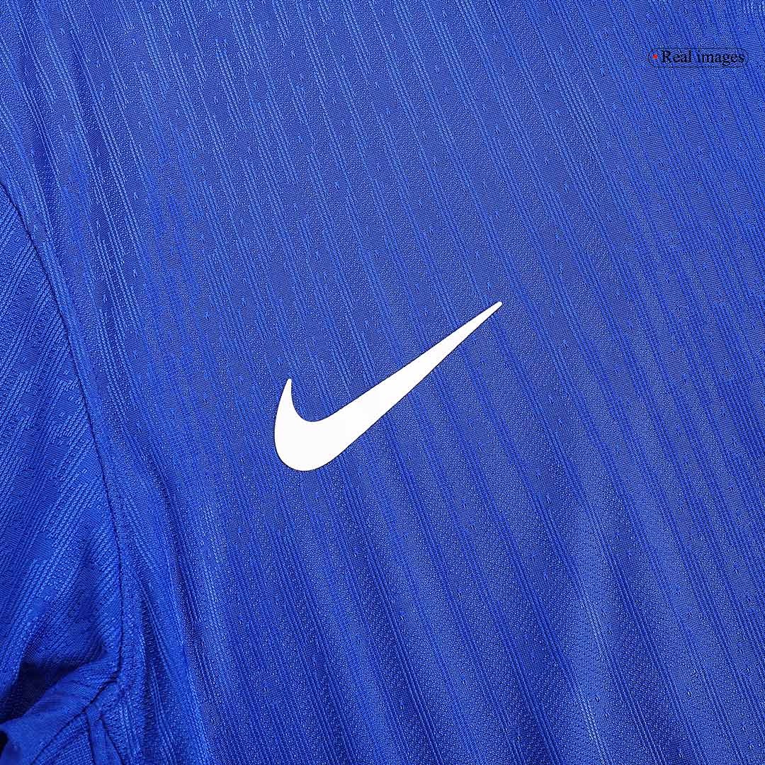 France Home Authentic Soccer Jersey EURO - gogoalshop