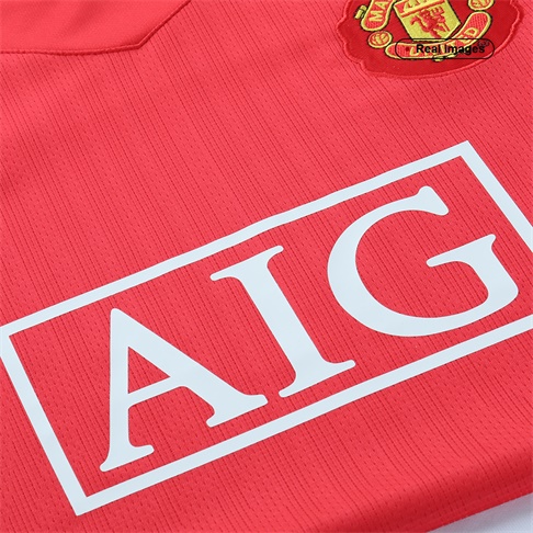 Retro Soccer Jersey Manchester United Home 2007/08 - gogoalshop