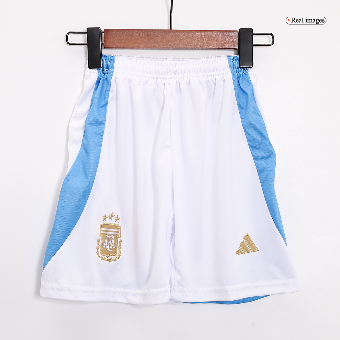 Argentina Home Kids Soccer Jerseys Kit Copa America - gogoalshop