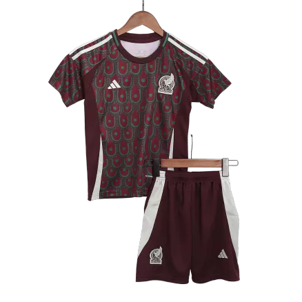 Mexico Home Kids Jerseys Kit Copa America 2024 - gogoalshop