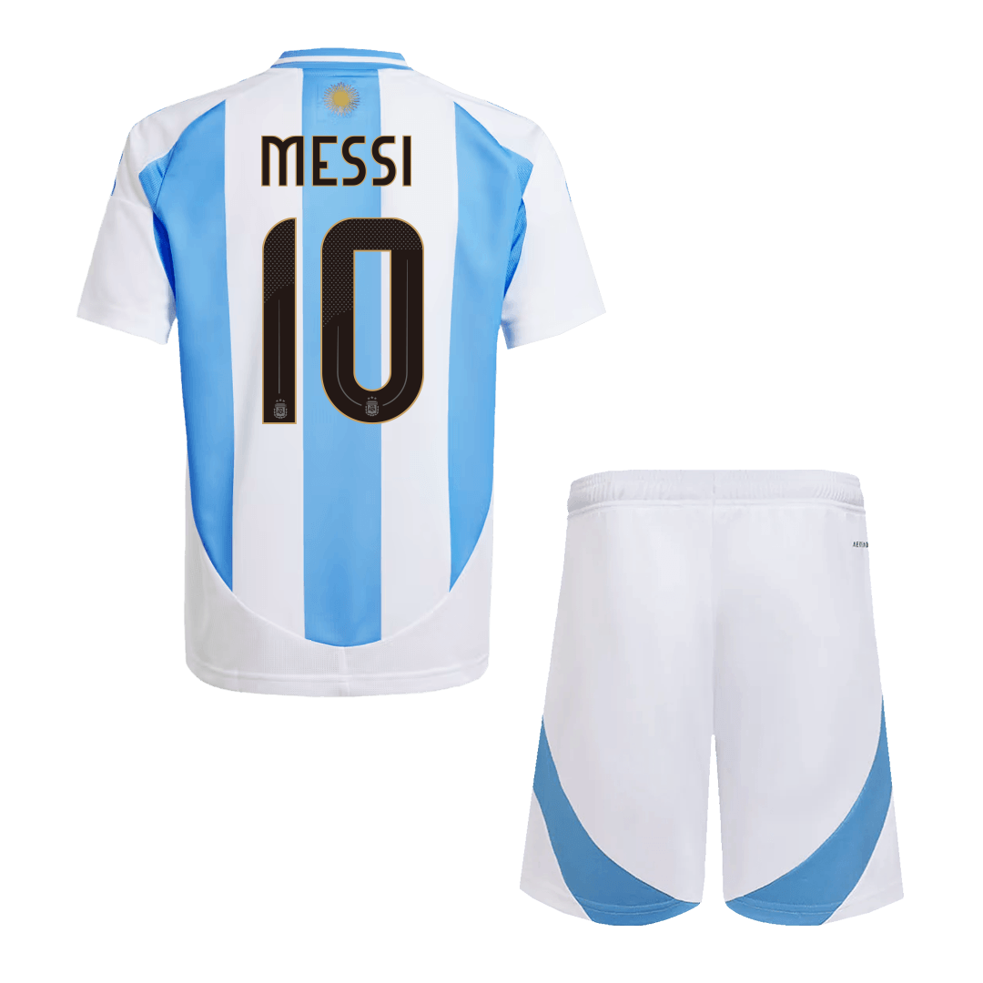 MESSI #10 Argentina Home Kids Soccer Jerseys Kit - gogoalshop
