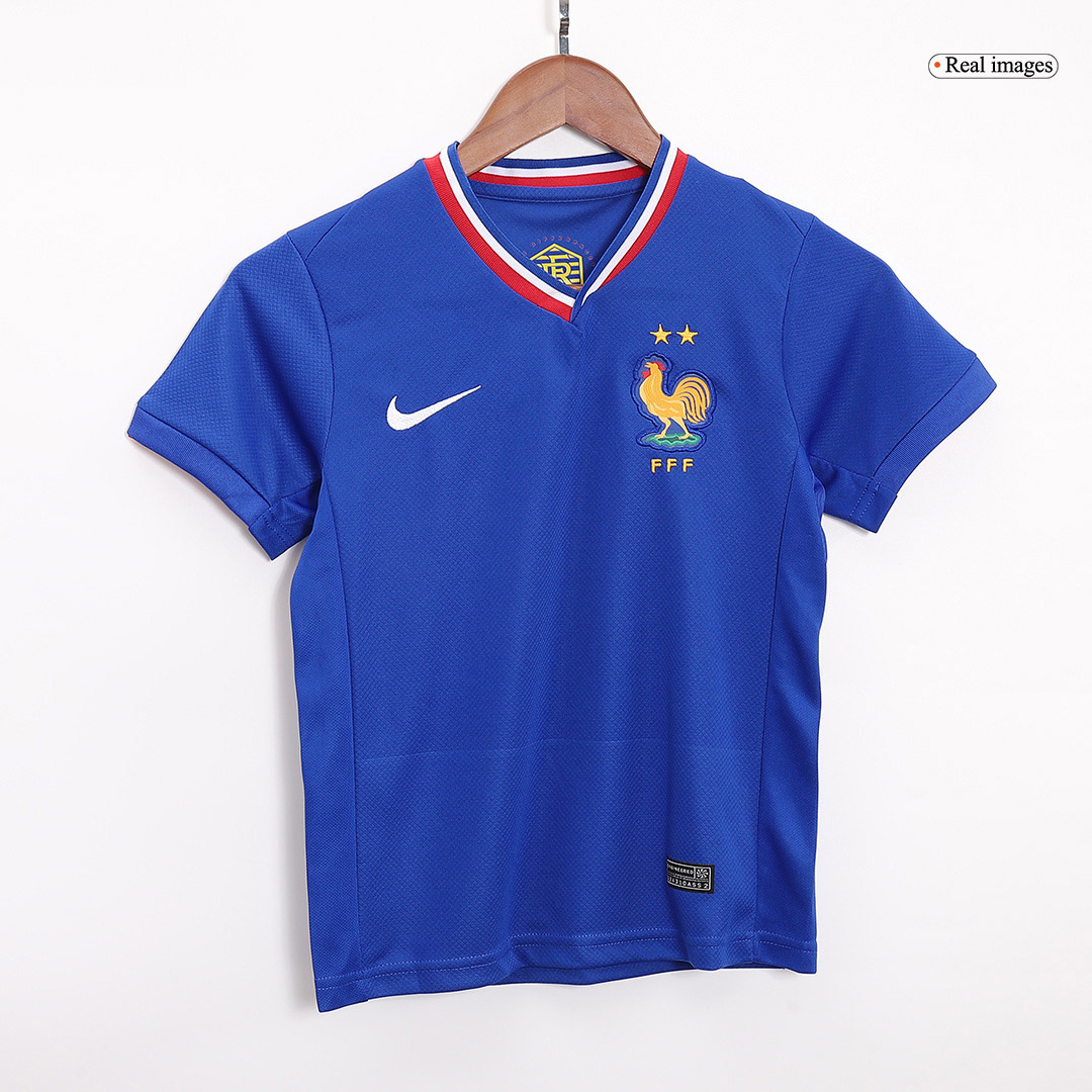 France Home Kids Soccer Jerseys Kit EURO - gogoalshop