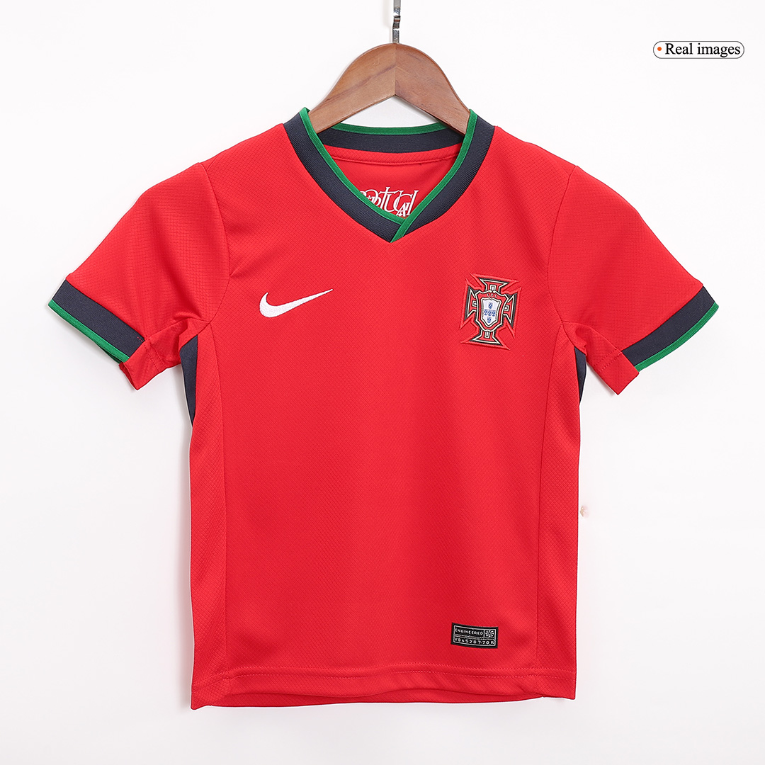Portugal Home Kids Soccer Jerseys Kit EURO - gogoalshop