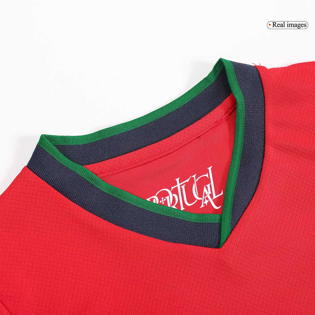 Portugal Home Kids Soccer Jerseys Kit EURO - gogoalshop