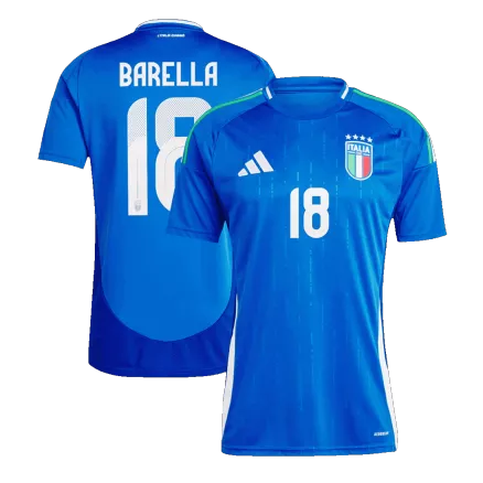 BARELLA #18 Italy Home Soccer Jersey EURO 2024 - gogoalshop