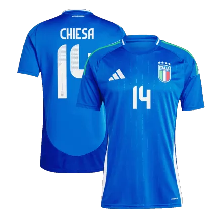 CHIESA #14 Italy Home Soccer Jersey EURO 2024 - gogoalshop
