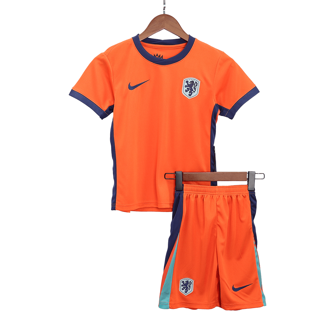 Netherlands Home Kids Soccer Jerseys Full Kit EURO - gogoalshop