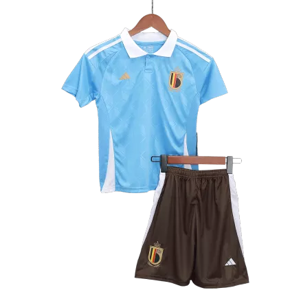 Belgium Away Kids Soccer Jerseys Kit EURO 2024 - gogoalshop