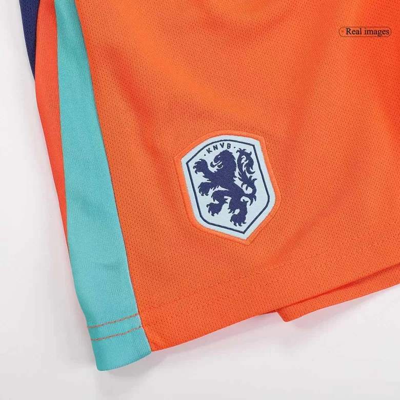Netherlands Home Kids Soccer Jerseys Kit EURO 2024 - gogoalshop