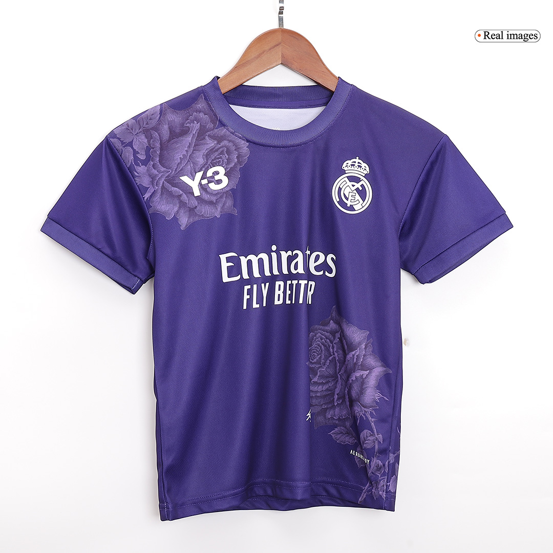 Real Madrid Fourth Away Kids Soccer Jerseys Kit 2023/24 - gogoalshop