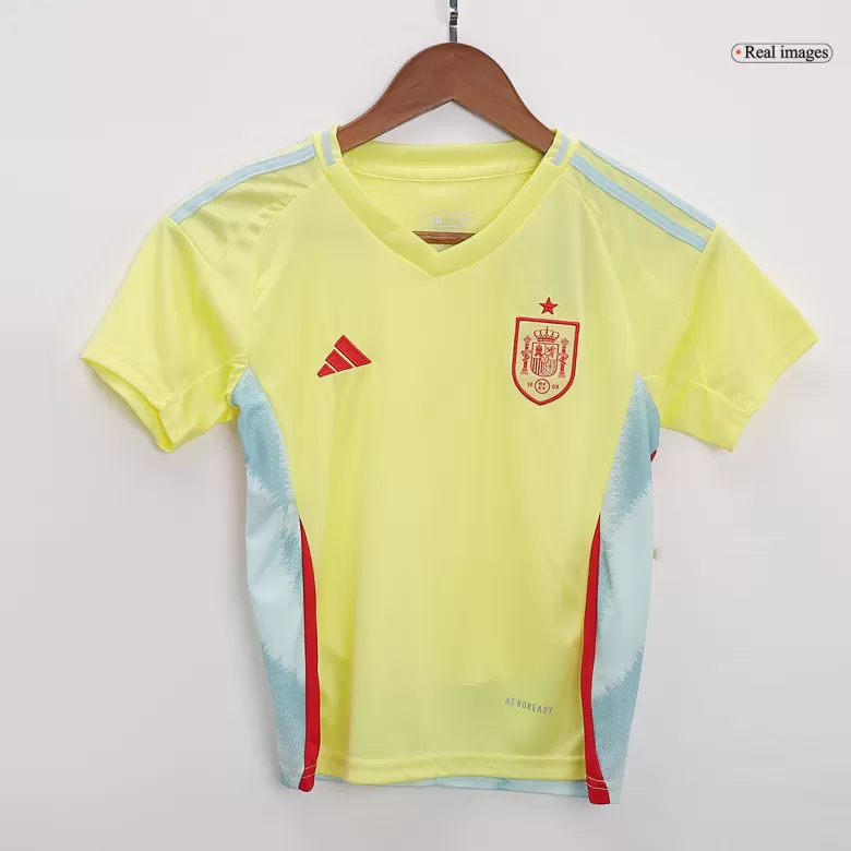 Spain Away Kids Soccer Jerseys Kit EURO 2024 - gogoalshop