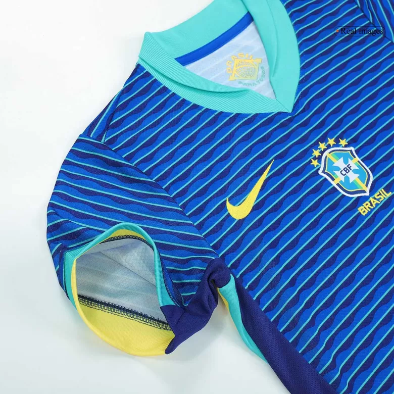 Brazil Away Kids Soccer Jerseys Kit Copa America 2024 - gogoalshop