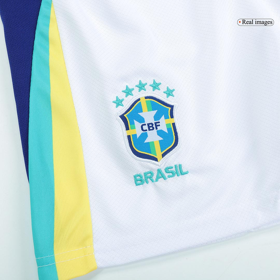 Brazil Away Kids Soccer Jerseys Kit Copa America - gogoalshop