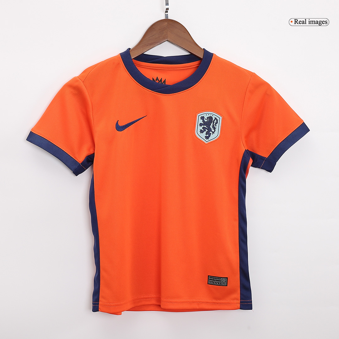 Netherlands Home Kids Soccer Jerseys Full Kit EURO - gogoalshop