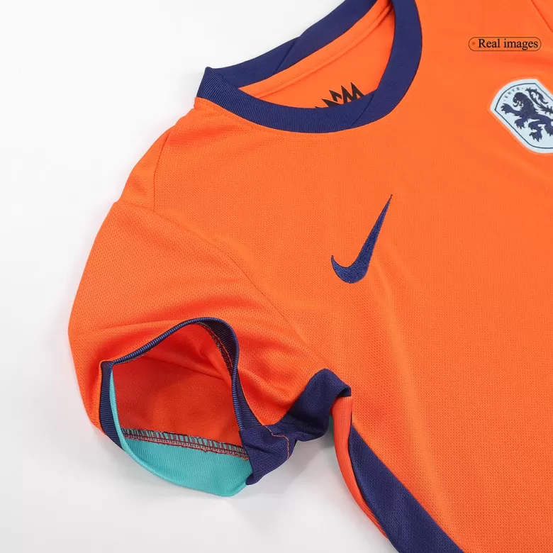 Netherlands Home Kids Soccer Jerseys Kit EURO 2024 - gogoalshop