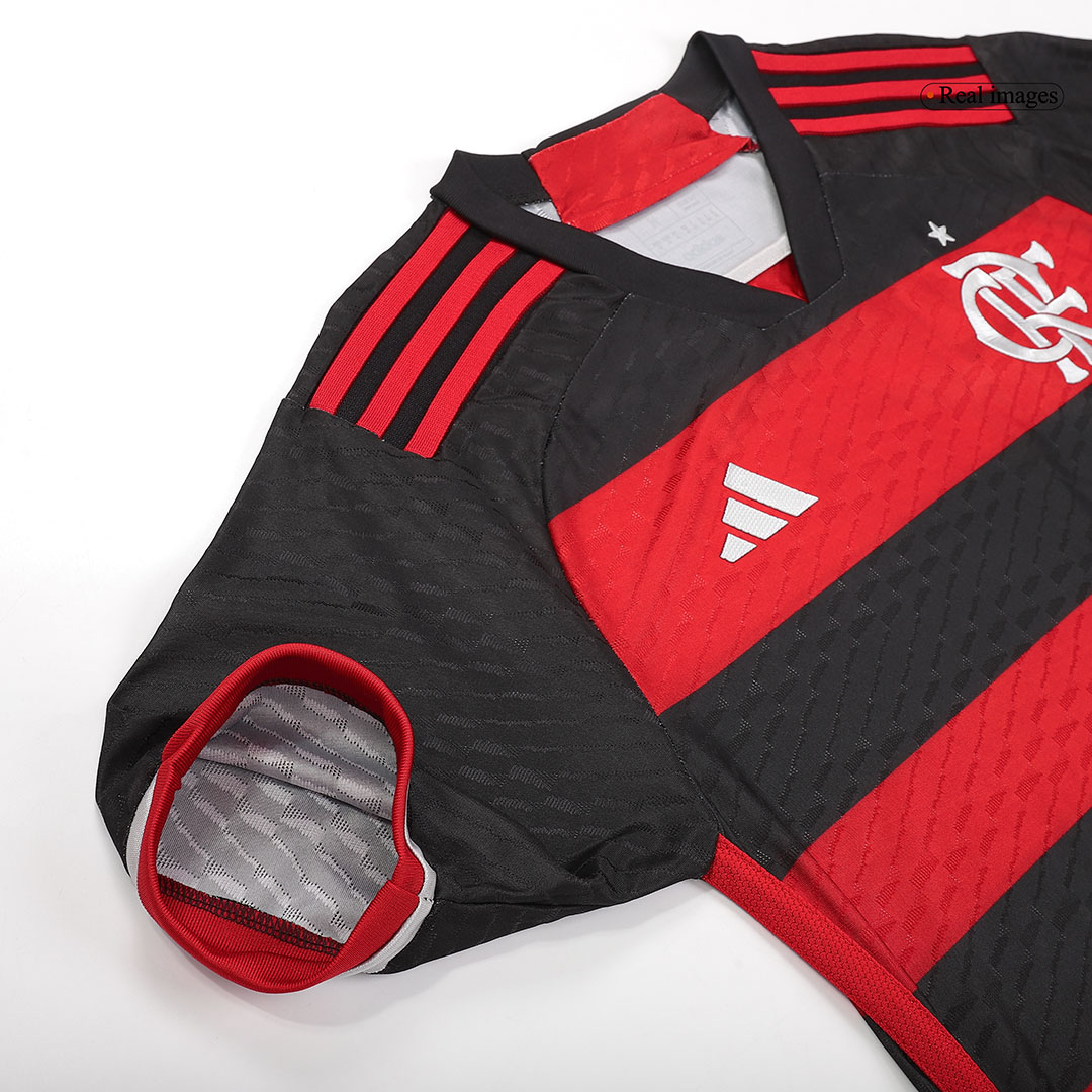 CR Flamengo Home Authentic Soccer Jersey - gogoalshop