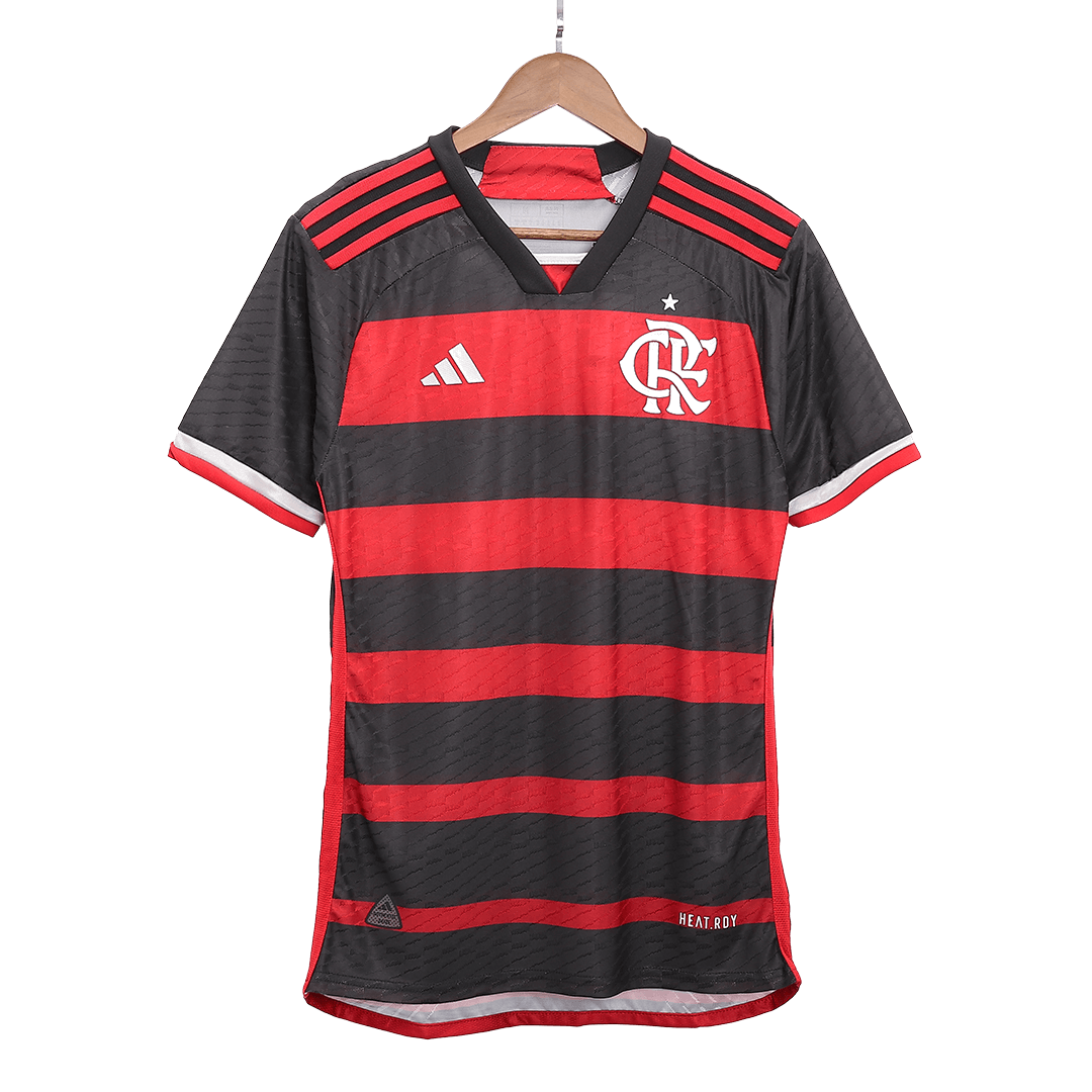 CR Flamengo Home Authentic Soccer Jersey - gogoalshop