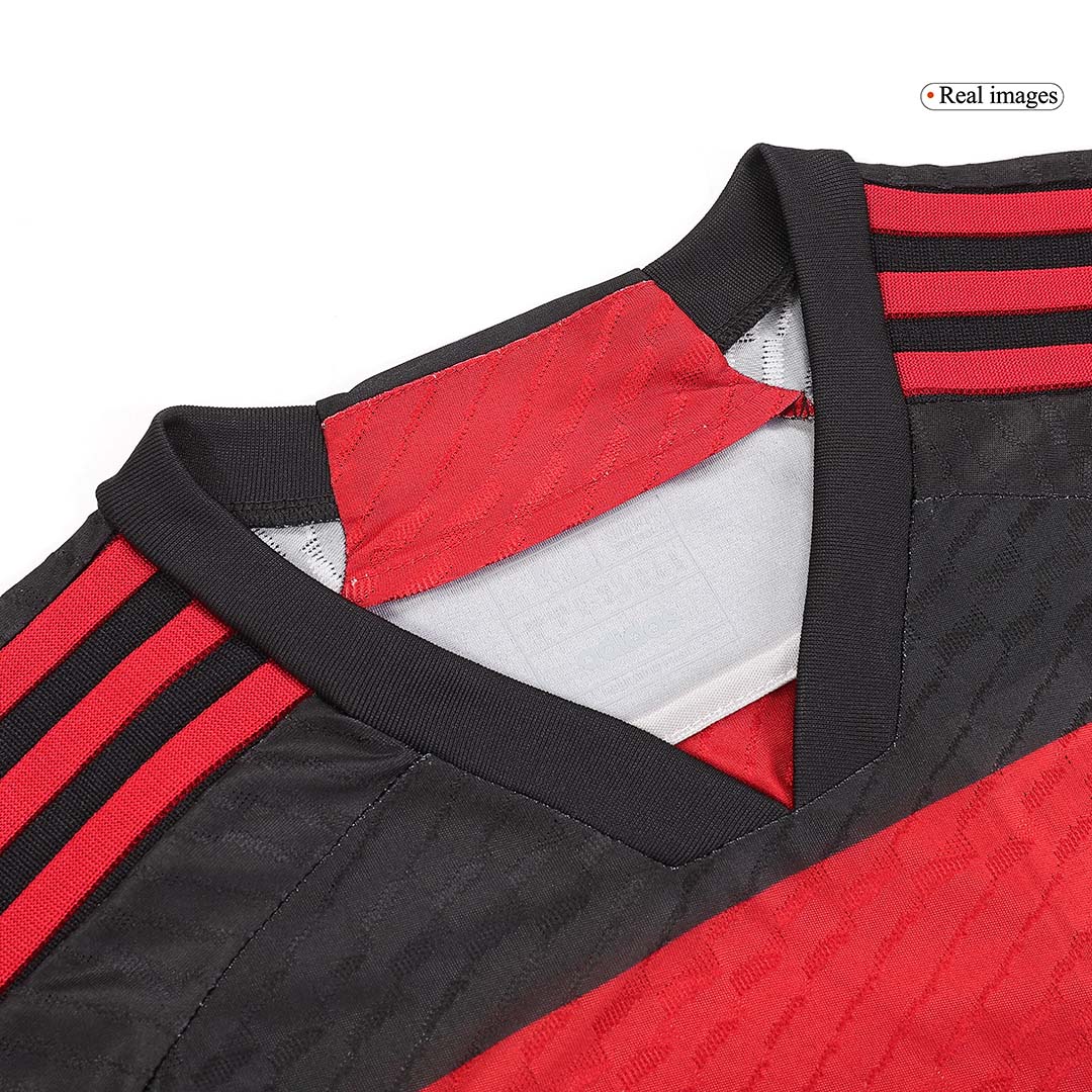 CR Flamengo Home Authentic Soccer Jersey - gogoalshop