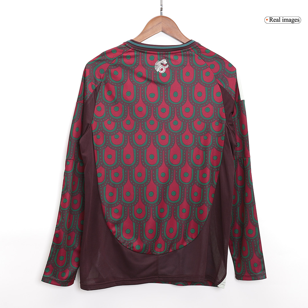 Mexico Home Long Sleeve Soccer Jersey Copa America - gogoalshop