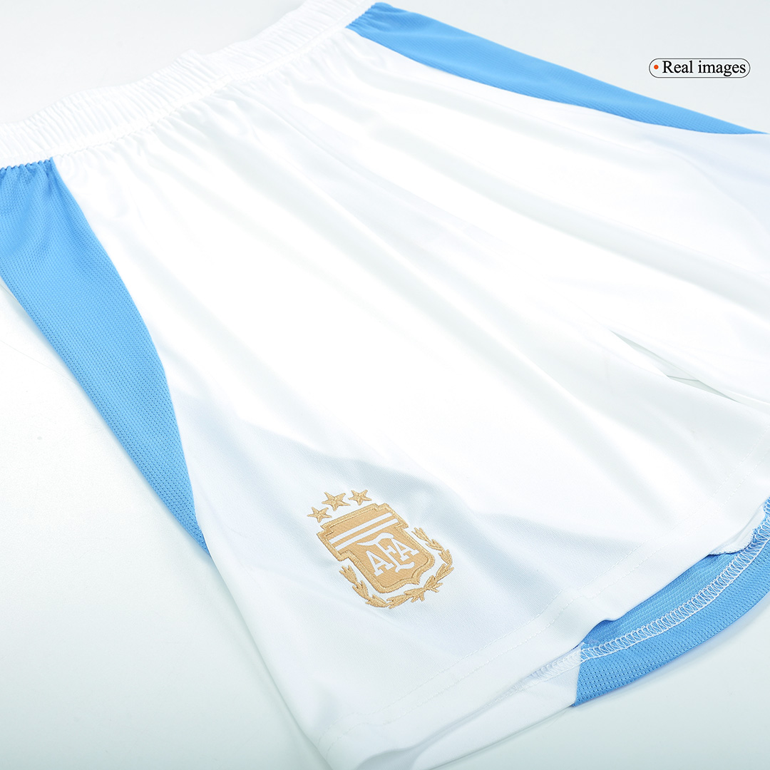 Argentina Home Soccer Shorts - gogoalshop