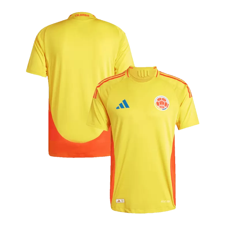 Colombia Home Authentic Soccer Jersey Copa America 2024 - gogoalshop