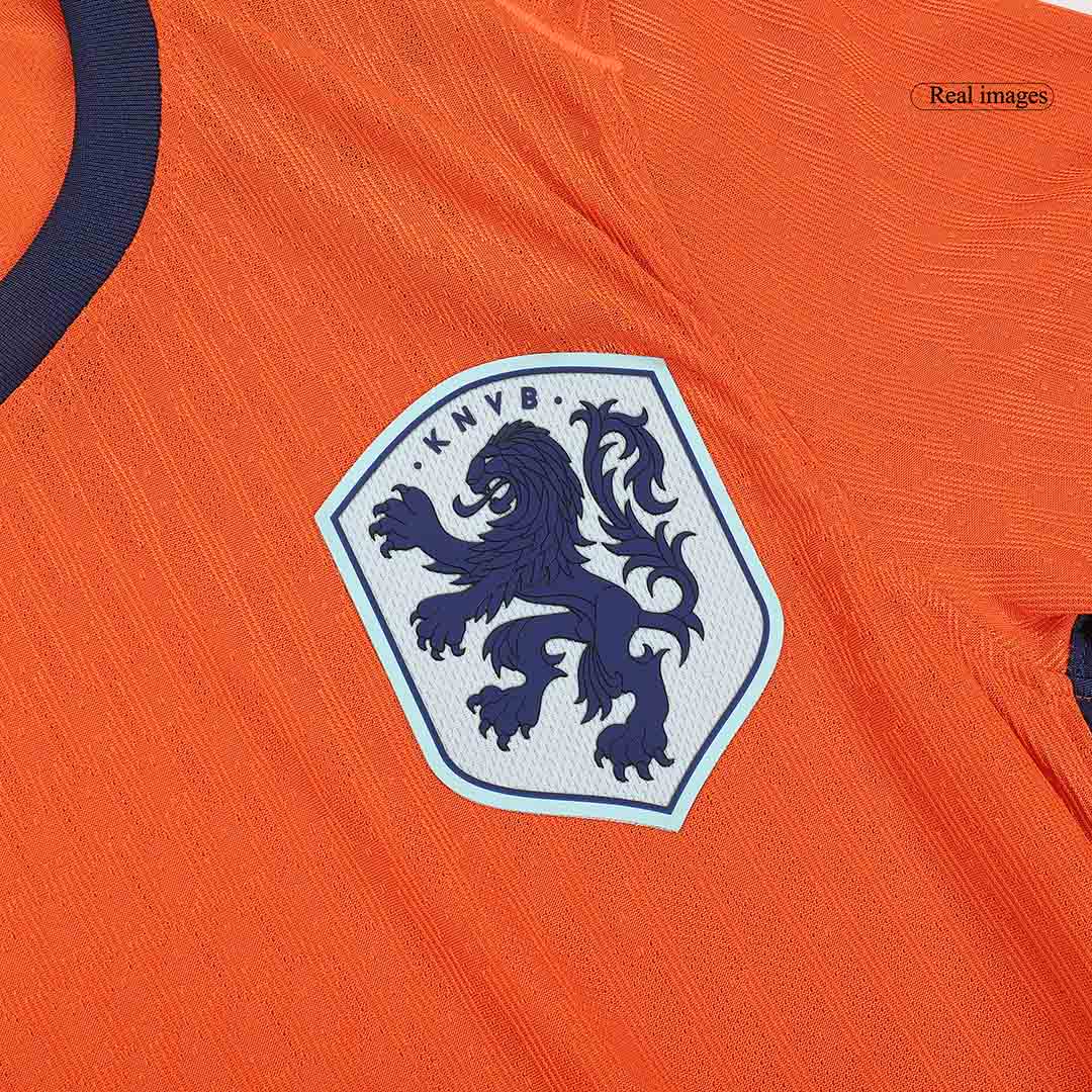 Netherlands Home Authentic Soccer Jersey EURO - gogoalshop