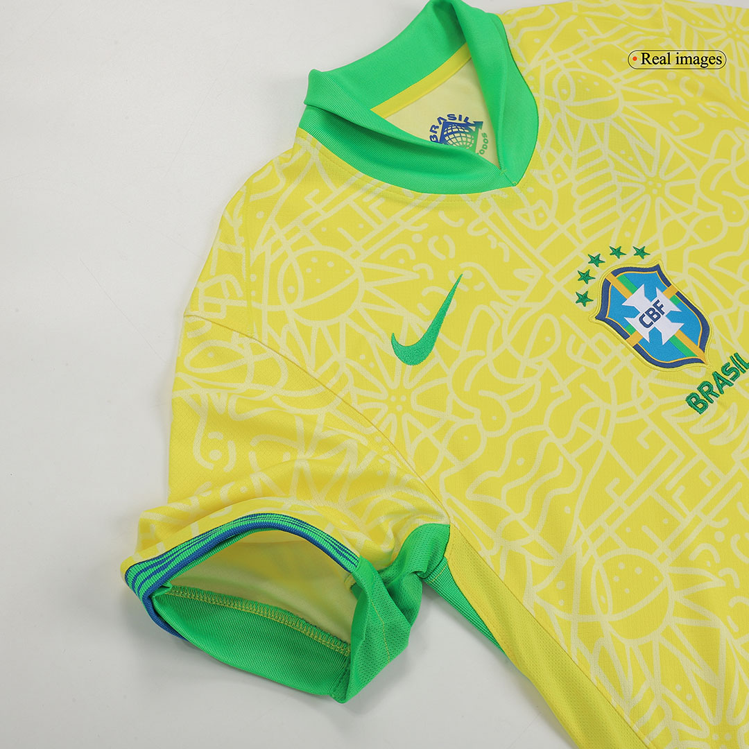 VINI JR. #7 Brazil Home Soccer Jersey Copa America - gogoalshop