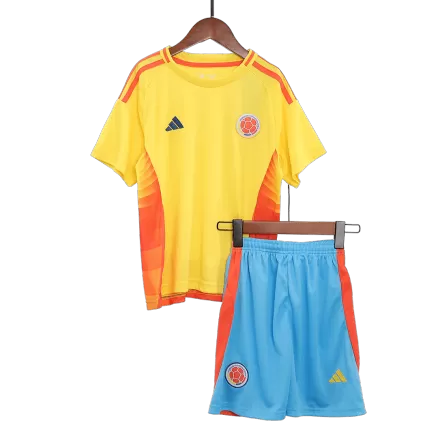 Colombia Home Kids Soccer Jerseys Kit Copa America 2024 - gogoalshop