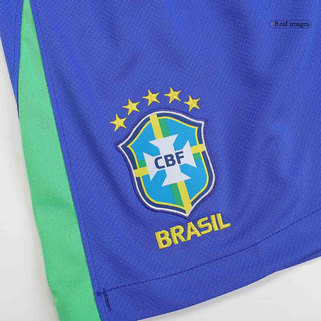 Brazil Home Soccer Shorts - gogoalshop