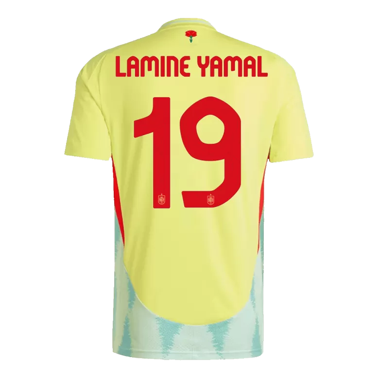 LAMINE YAMAL #19 Spain Away Soccer Jersey EURO 2024 - gogoalshop